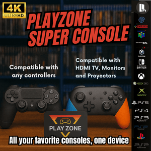 Playzone™ Retro Gaming Console +20,000 Pre-Loaded Games | Plug & Play
